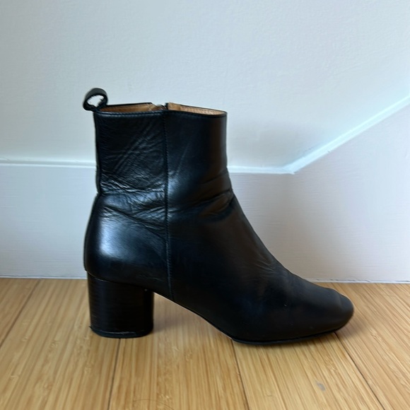 Isabel Marant black leather booties - Picture 1 of 7